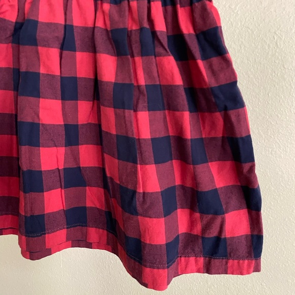Girls Buffalo Plaid Flannel Dress - Picture 3 of 8